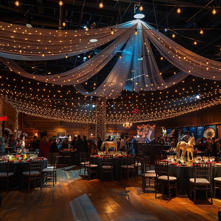 Tent and marquee event setup